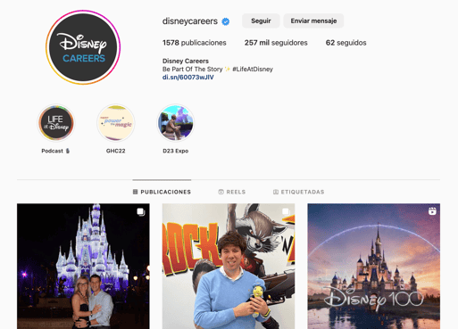 Disney busca candidatos en Instagram